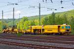   Abgestellt am 16.05.2014 in Betzdorf/Sieg: Die Plasser & Theurer Universalstopfmaschine 08 - 275 Unimat 3S Y (Schweres Nebenfahrzeug Nr.