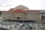 Blick auf dem Leipziger Hbf direkt aus meinem Hotel-Zimmer.08.08.2025