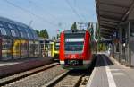   Der  RegioSwinger  Dieseltriebwagen mit Neigetechnik 612 139 / 639 der DB Regio ist gerade am 21.08.2013 als RE 25  Lahntalexpress  Gießen – Wetzlar – Limburg (Lahn) – Koblenz