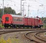 Der Rostocker Hilfszug beim Rangieren im Rostocker Hbf.(16.08.2011)