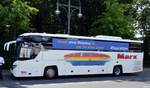 Scania Interlink von Marx Reisen Alfons Marx KG aus Fridolfing, Bayern bei der Bus Demo in Berlin am 17.06.2020.