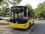 Bus des Herstellers Otokar Vectio an der Endhaltestelle auf der Linie 363 der BVG in Berlin am 26.
