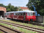 PRESS 172 140/141,am 18.Juli 2024,vor dem Lokschuppen in Bergen/Rügen.