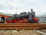   Die preußische G10 Schlepptender-Güterzuglokomotive 57 3088 (ex G10 6011 Halle, ex DB 057 088-7) am 26.08.2017 beim Lokschuppenfest im Südwestfälische Eisenbahnmuseum in Siegen.