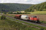 294 816-4 mit einem sehr kurzen G�terzug aus Gem�nden kommend am 18.