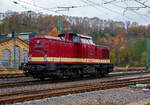 Die 202 466-9 (92 80 1202 466-9 D-SKLUS) der SKL Umschlagservice Magdeburg GmbH & Co.