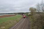 232 569-4 zieht bei Oberteich den kurzen 45365 Nürnberg - Cheb durch die Kurve.