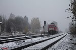 Nachschuss auf 232 201-4 beim umsetzten in Pechbrunn.