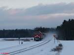 233 176 und 155 219 mit dem 51724 NNR - LE bei Oberteich.