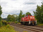 Die 294 711-7 (98 80 3294 711-7 D-DB), eine remotorisierte V 90 der DB Cargo AG fährt am 31.07.2021 als Tfzf (Triebfahrzeugfahrt) bzw.