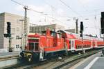 DreiBein 363 134 rangiert am 5 September 2007 in Hannover Hbf.