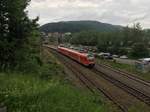 612 109 als Re nach Ulm Hbf bei der Ausfahrt aus Blaubeuren am 06.06.17