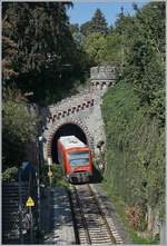 Der DB VT 650 316 (und ein weiterer, noch im Tunnel befindlicher) erreichen als RB von Radolfzell nach Friedrichshafen den Halt Überlingen.