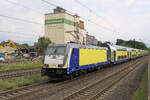 146 512 verl�sst den Tostedter Bahnhof und macht sich auf den Weg nach Hamburg. Datum: 30.06.2026