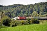 ÖBB 1116 194-2 mit EC bei Lonsee am 03.09.2023.