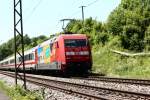 101 37-0 wirbt f�r die Stadt  Klagenfurt .