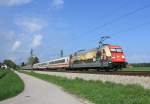 101 016-4 mit  S�dafrika -Werbung am 5.