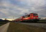 111 180-6 in der Abendd�mmerung des 14.