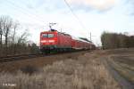 114 028 schiebt den RE1 RE18183 Berlin Charlottenburg - Eisenhttenstadt bei Jacobsdorf(Mark) 20.02.12