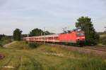 143 652-6 als RE 59227 Nrnberg - Treuchtlingen bei Ellingen.