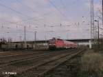 143 641-9 durchfhrt Eisenhttenstadt mit den RB11 Cottbus.