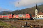 Am 29 Dezember 2024 treft 146 229 in Hausach ein mit der RE nach Konstanz.