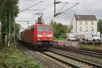 DB 152 020 durcheilt am 4 Oktober 2017 Bonn-Beuel.