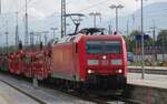 DB Cargo 185 004 durchfahrt am 21 September 2021 Rosenheim