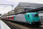 Am 2 Mai 2011 steht 185 633 mit ein S-Bahn in Nürnberg Hbf.