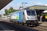 Am 30 Mai 2019 durchfahrt 187 008 Bad Krozingen.