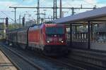 DBC 187 176 zieht ein Ganzzug durch Fulda -ganz in Schatten- am 23 September 2025.