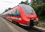 442 840 als S3(Warnemünde-Güstrow)kurz vor der Ausfahrt in Rostock-Bramow.25.05.2024