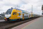 ODEG KISS 445-106 verlasst am 23 September 2014 Cottbus. 