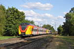 Am 31.07.2019 war 1440 350 als RB58 nach Frankfurt Süd unterwegs und konnte dabei bei der Ausfahrt aus Hanau West festgehalten werden.