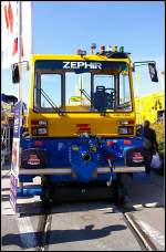 Zephir Lok 7.90 E ist eine elektrische Rangierlokomotive, die bis zu 1400t Anh�ngelast bewegen kann.