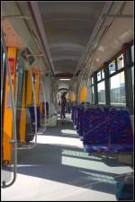 Inneneinrichtung der  ForCity RIGA  f�r Rigas satiksme 58055 auf der InnoTrans 2012 in Berlin