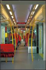 Inneneinrichtung des 35WE-004 f�r SKM Warszawa auf der InnoTrans 2012 in Berlin