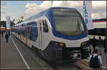 InnoTrans 2016 in Berlin: bei dem Tz 2514 f�r die NS handelt es sich um den elektrischen Niederflur-Triebzug Flirt 3 von Stadler.