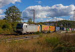 Die 193 922-2 (91 80 6193 922-2 D-NRAIL)  der Northrail GmbH fährt am 05 September 2024 mit einem KLV-Zug durch Wilnsdorf-Rudersdorf (Kr.