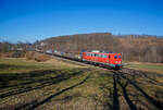 Heute war die 140 432-6 vor dem  Henkelzug ....