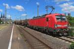 Am 16 Mai 2025 findet DB 193 330 samt Kesselwagenzug sichselbst zur�ck in K�ln Messe/Deutz.