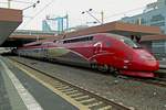 Thalys 4304 verlässt Düsseldorf Hbf am 20 Februar 2020.