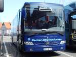 Mercedes Tourismo RH von Becker-Strelitz Reisen aus Deutschland in Stralsund.