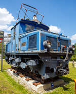Die Tallokomotive 3 (Adhäsionslok) der Bayerische Zugspitzbahn AG als Denkmal beim Verkehrszentrum des Deutschen Museums in München am 16.06.2018.