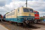 Die 184 003-2, ex DB E 410 003, am 14.06.2014 ausgestellt im DB Museum Koblenz-Lützel.