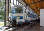   Endtriebwagen ET 420 002-8 der Münchener S-Bahn (am 16.06.2018) ausgestellt im Verkehrszentrum des Deutschen Museums in München (Theresienhöhe).