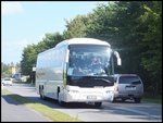 Neoplan Tourliner von Kremerskothen-Busse aus Deutschland in Sassnitz.