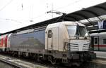 193 247-4 Siemens Vectron am IRE 200 in Ulm am 3.09.2023.