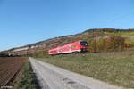 440 317-6 als RB 58057 Gemünden - Bamberg kurz vor Thüngersheim.