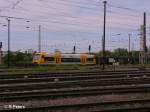 Ein VT650 der ODEG verlsst Frankfurt/Oder mit einer OE Berlin.